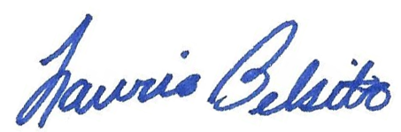 [Laurie Belsito's signature]